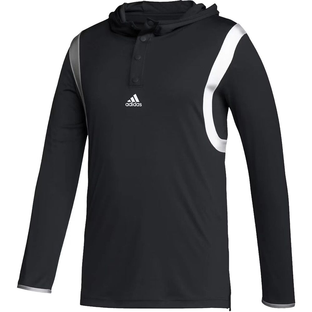 Adidas Icon Pulse Shooter Men’s Basketball Hoodie Black Large NWT MSRP 55$